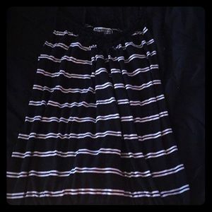 A black white striped tank top